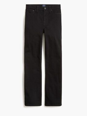 NWT J. Crew Sizes 26 29P or 27T Black Flare Crop Jean in All-Day Stretch NEW